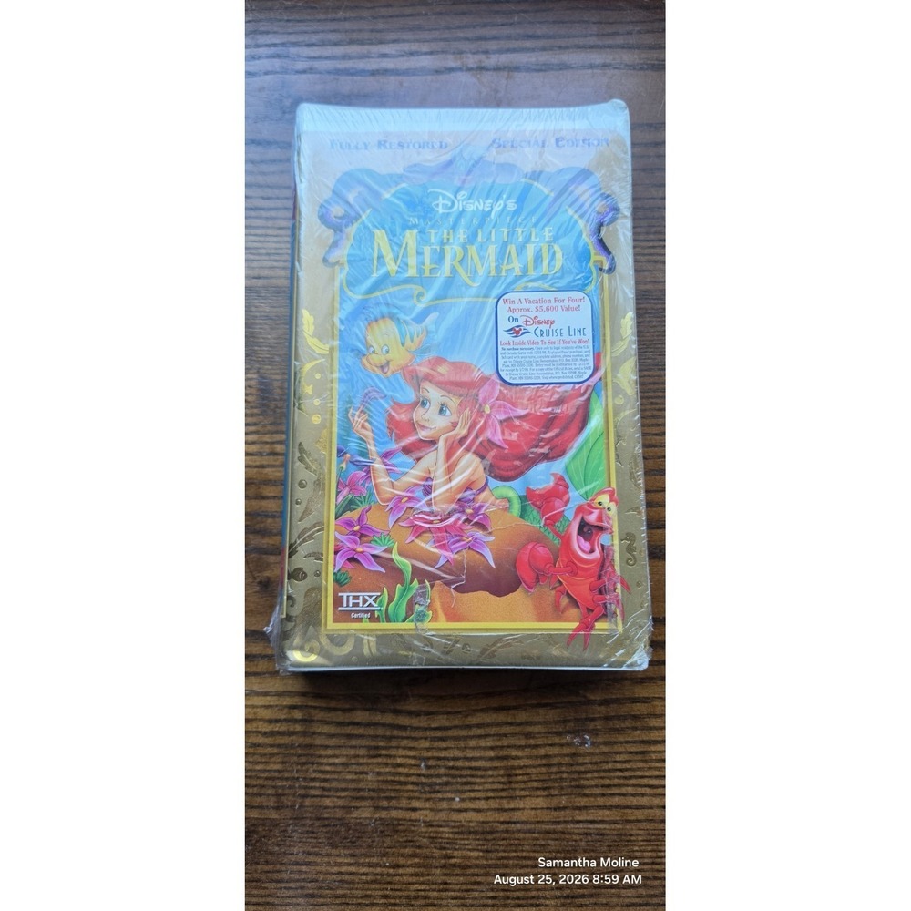 Vintage 1998 Disney The Little Mermaid VHS Special Edition Sealed 0078693605772